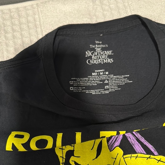 Disney Black and Yellow Long Sleeve Skateboarding Tees - Picture 4 of 6